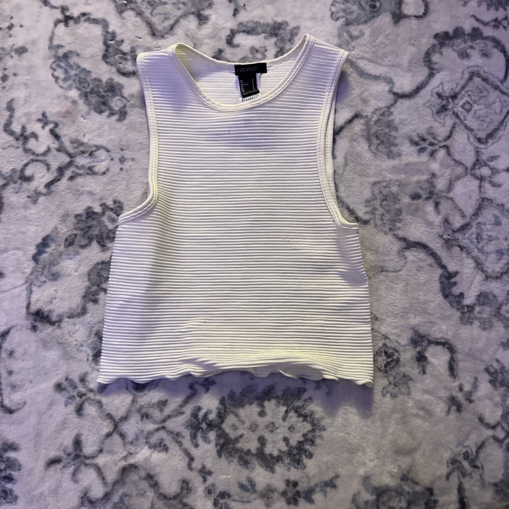 Forever 21 size small cream colored tank top